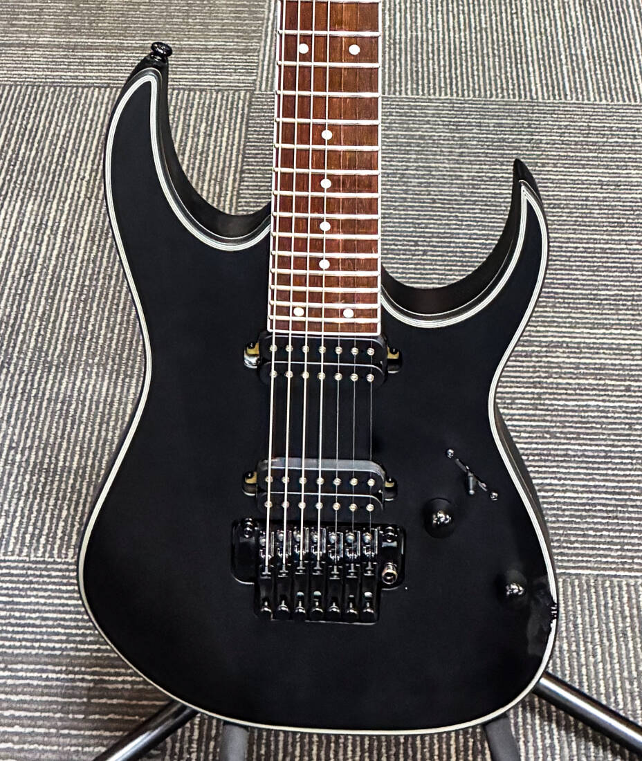 Gear Hunter | Ibanez - RG7320EX 7-String Electric Guitar - Black Flat